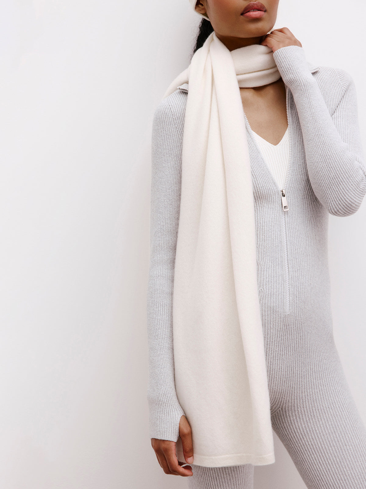 Macacão Canelado Sporty Cinza Anselmi - 15108