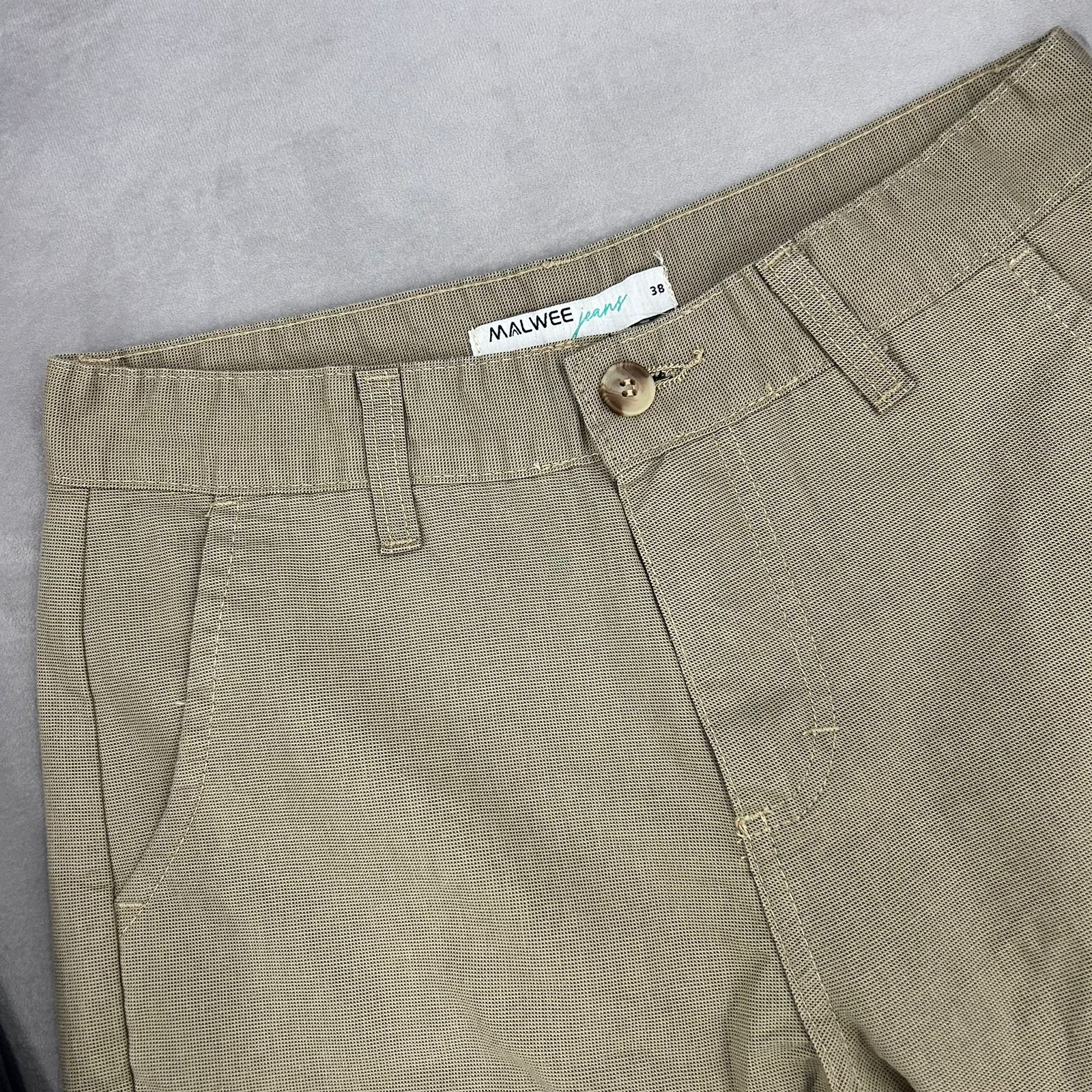 Bermuda Masculina Linho Cor Bege Escuro Malwee - 129475