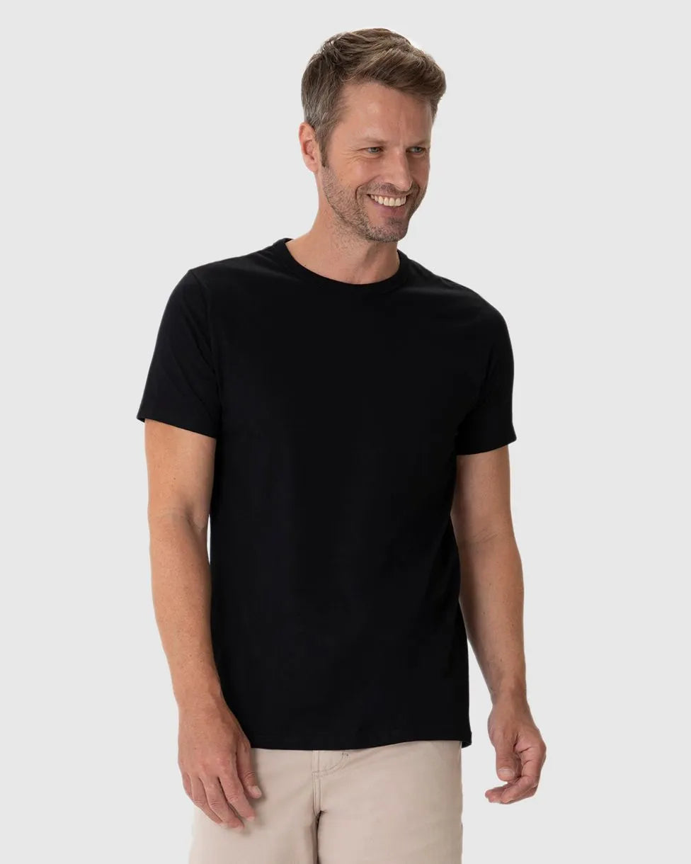 Camiseta Básica Masculina Decote Redondo Em Algodão Malwee - 15037