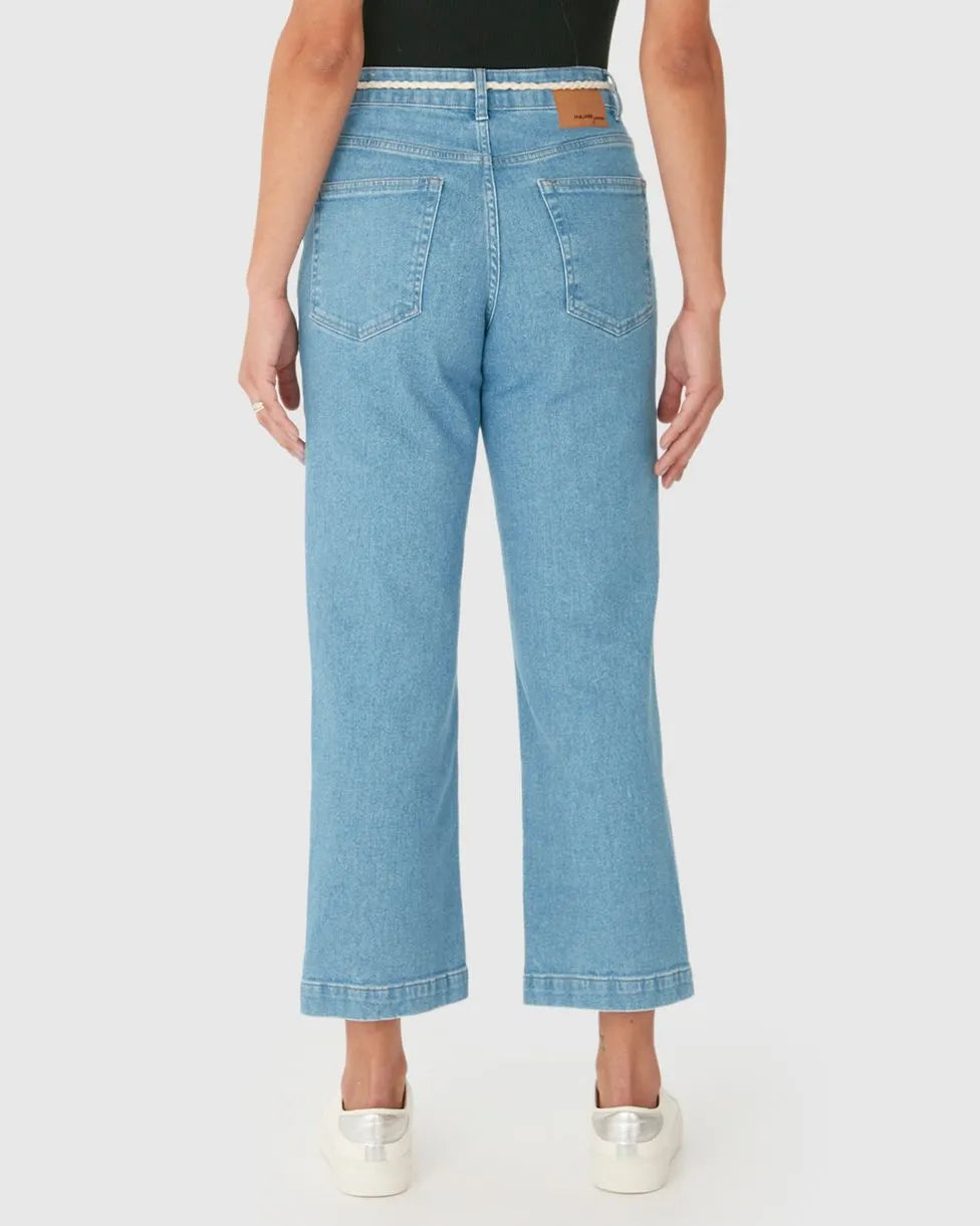 Calça Straight Cropped Com Cinto Corda Malwee - 129053