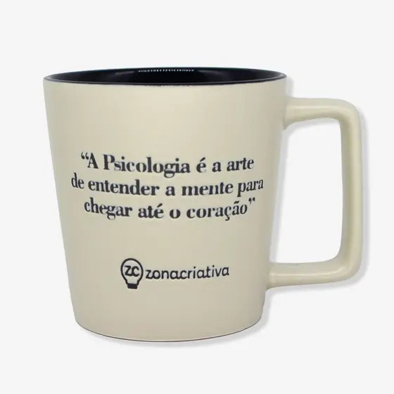 Caneca Cerâmica Buck Profissões Psicologia 400ml