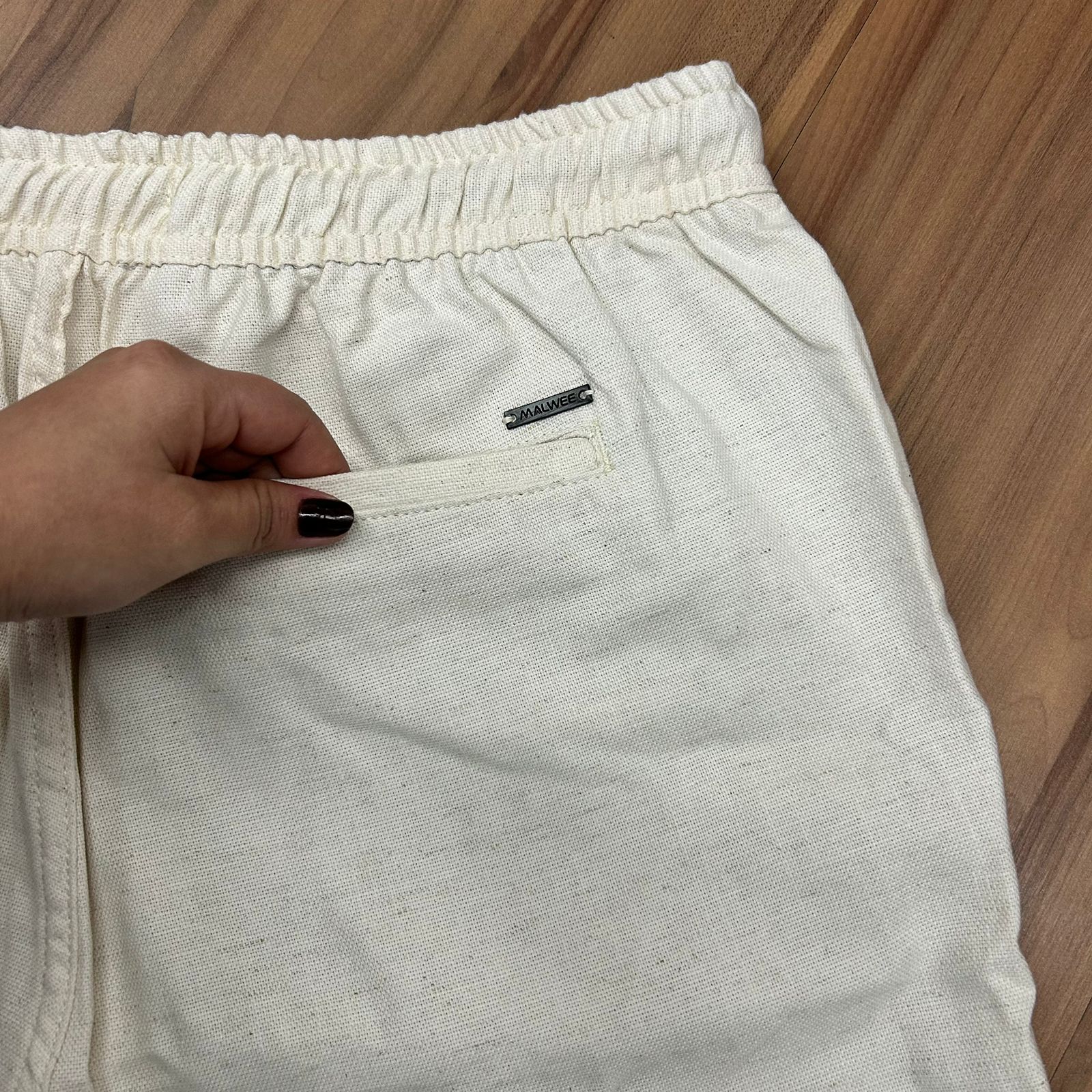 Bermuda Masculina Em Linho Malwee- 133586