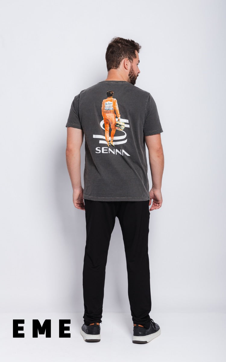 Camiseta EME WEAR manga curta Stonada Ayrton Senna KJ0214