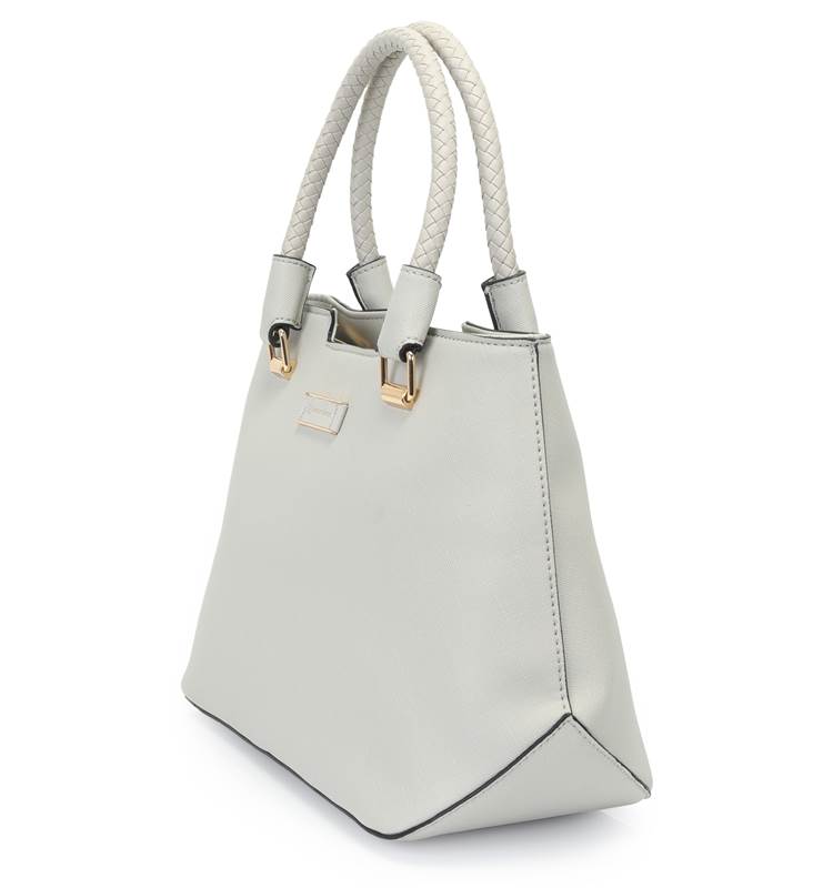 Bolsa Satchel Grande Com Base Estruturada E Alca Rolete Tresse -46105