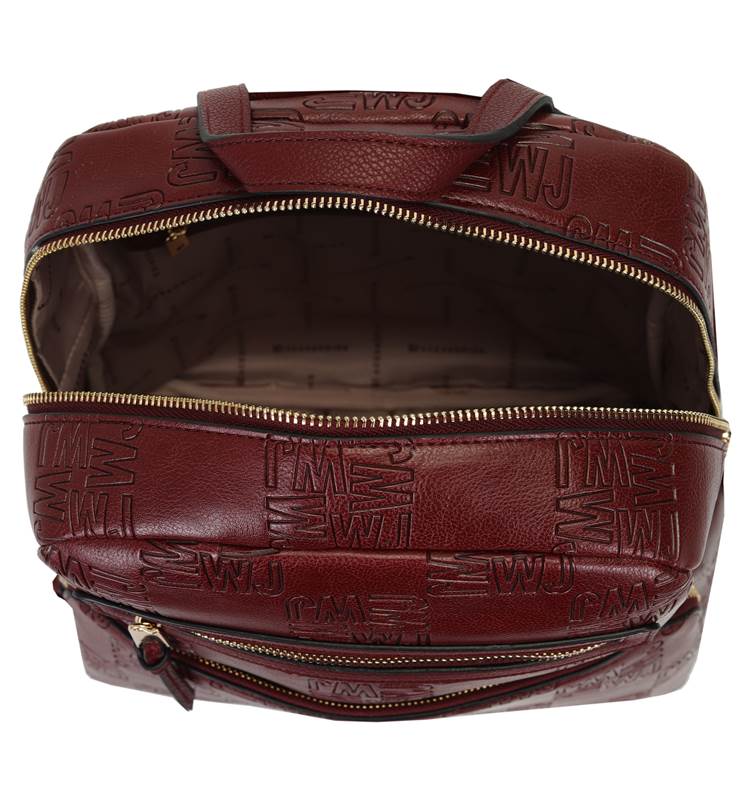 Mochila Grande Com Bolso Frontal Monograma 46160