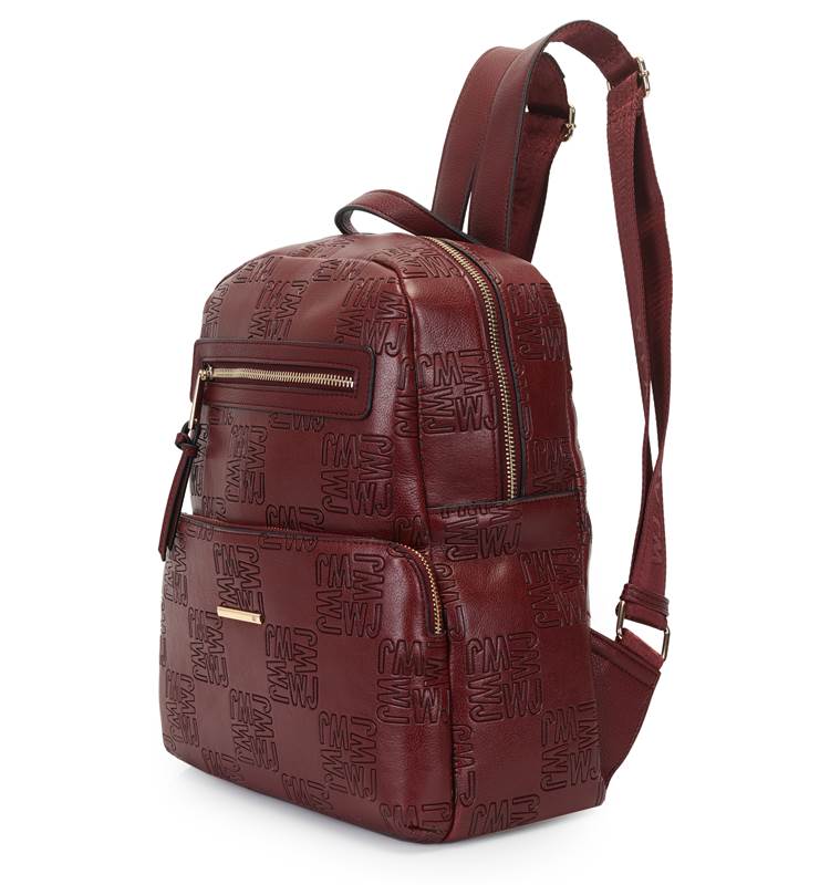 Mochila Grande Com Bolso Frontal Monograma 46160