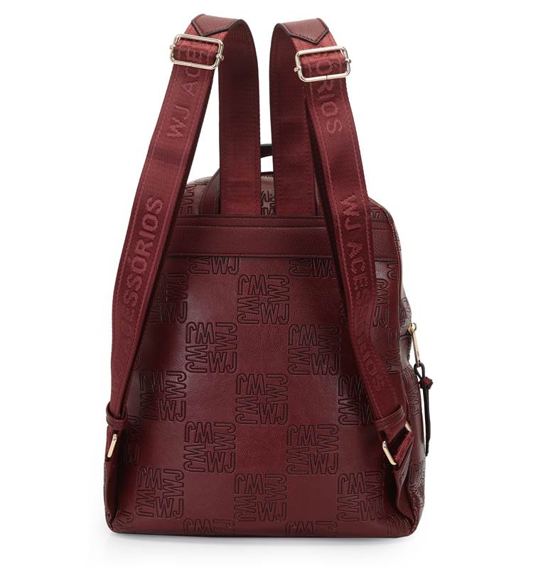 Mochila Grande Com Bolso Frontal Monograma 46160