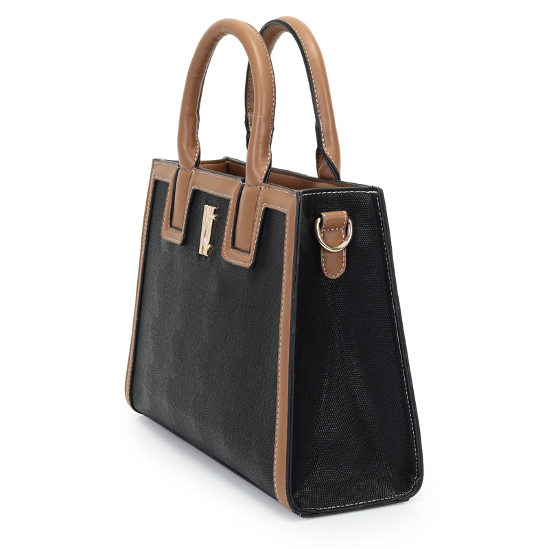 Bolsa Satchel Grande Lezard Estruturada- WJ Acessórios- 46203
