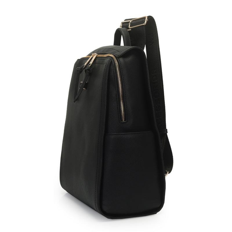 Mochila Grande Monocolor Para Notebook 14 Polegadas - 46231