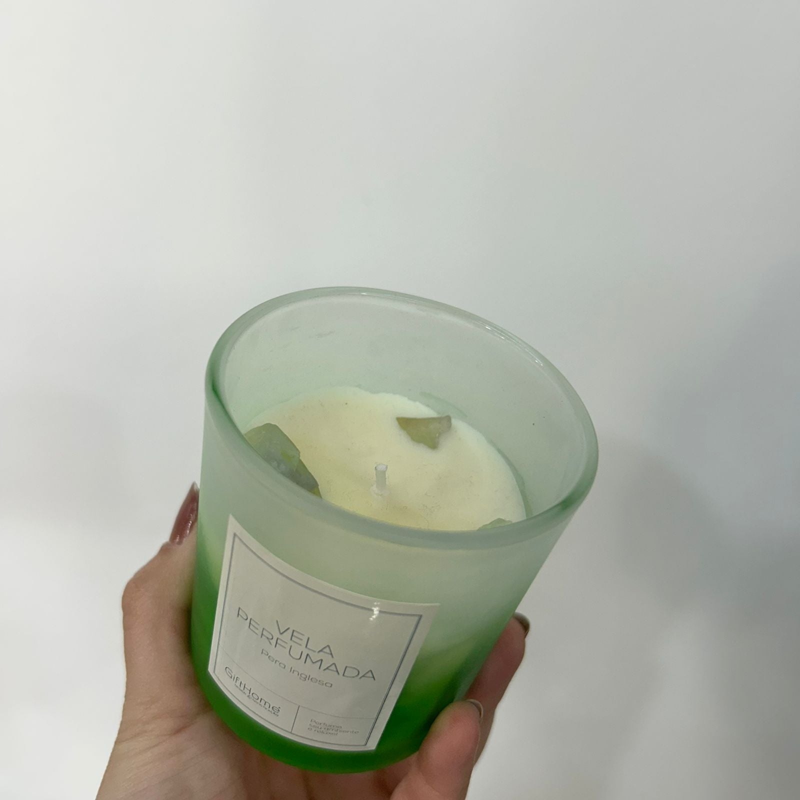 Vela Aromática Decorativa Fragrância Pera Inglesa