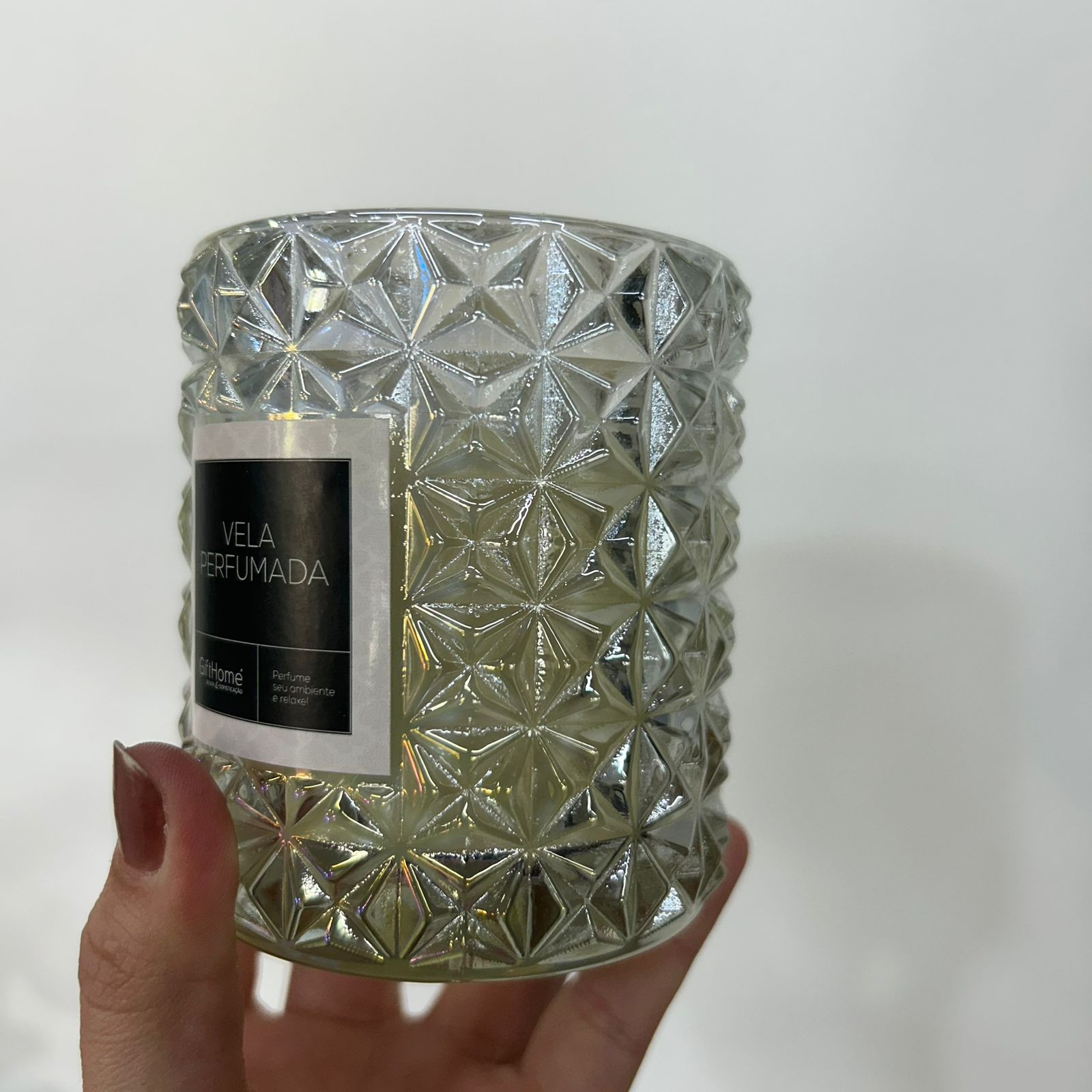 Vela Aromática Decorativa Fragrância Suave
