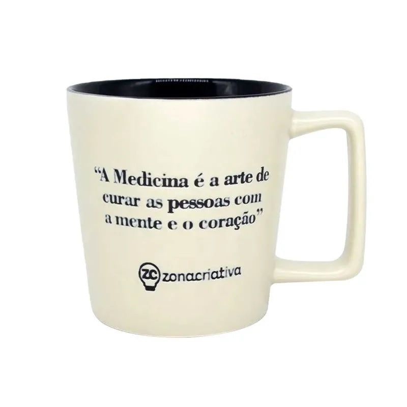 Caneca Cerâmica Buck Profissões Medicina 400ml