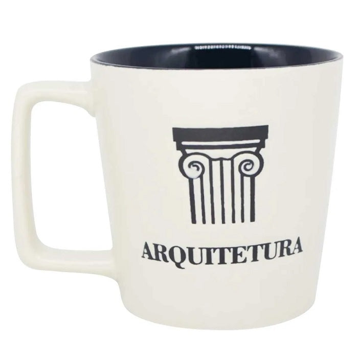 Caneca Cerâmica Buck Profissões Arquitetura 400ml