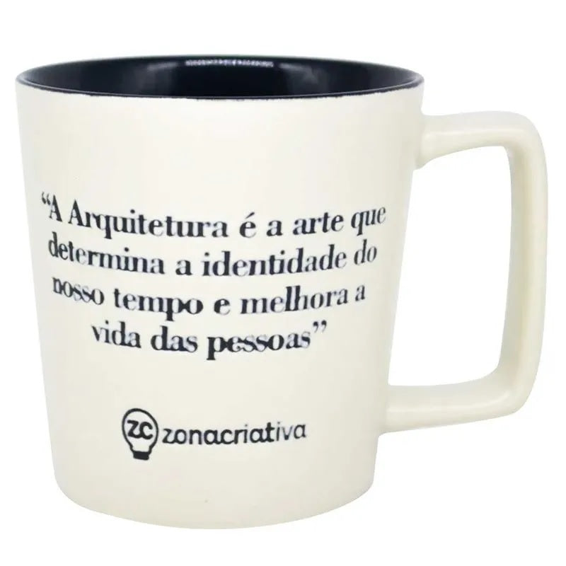 Caneca Cerâmica Buck Profissões Arquitetura 400ml