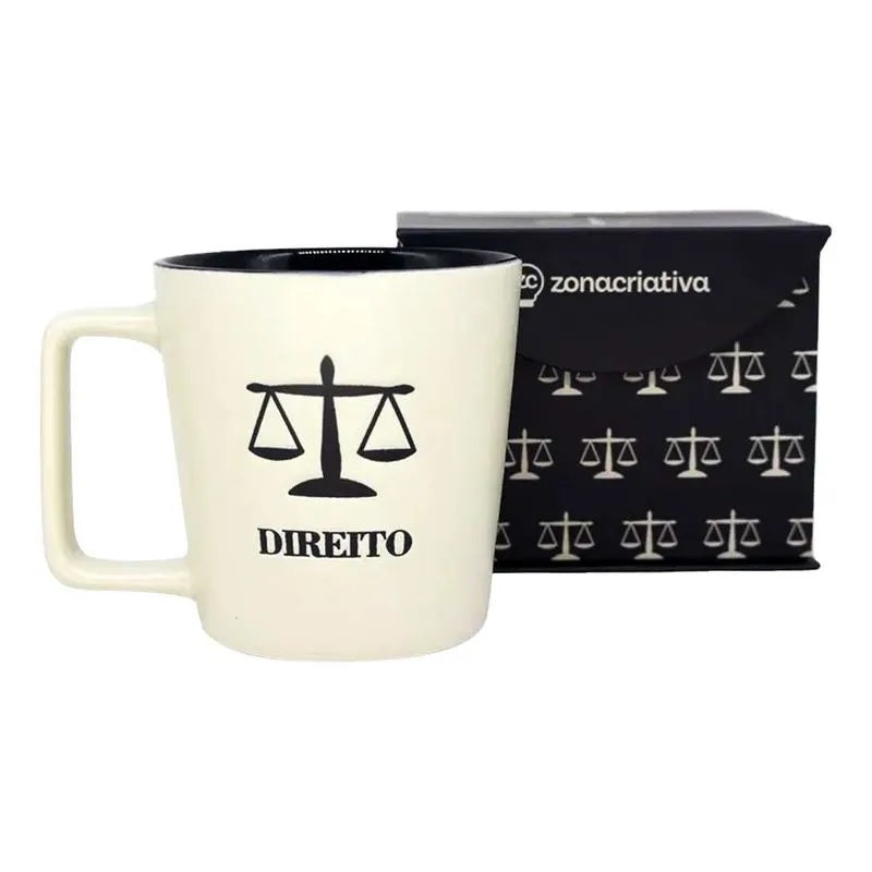 Caneca Cerâmica Buck Profissões Direito 400ml