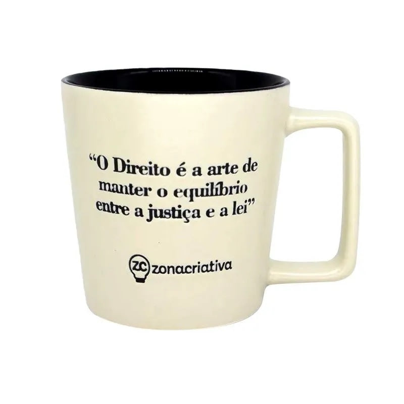 Caneca Cerâmica Buck Profissões Direito 400ml
