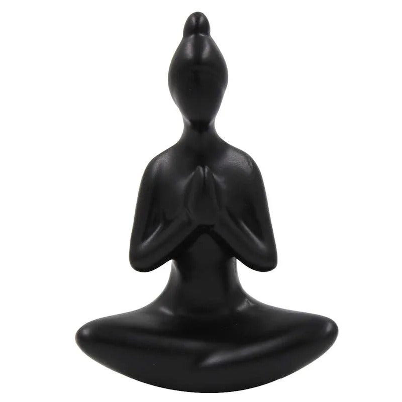 Trio Yoga Decorativo 7,5cm em Porcelana Youbai