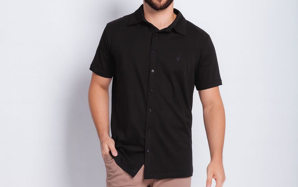 Camisa de botões em cotton EME WEAR KJ0231