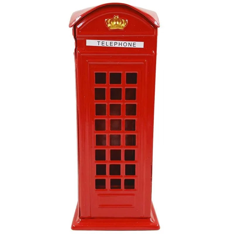Cofre Cabine Telefônica Londres 18cm em Metal BCT7