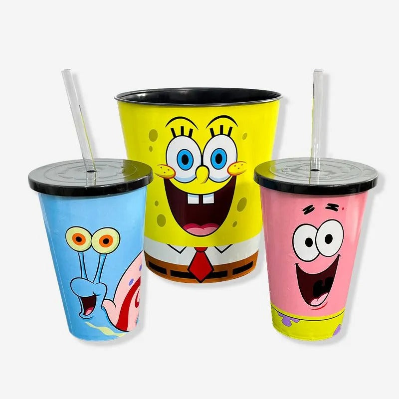 Kit Pipoca Bob Esponja