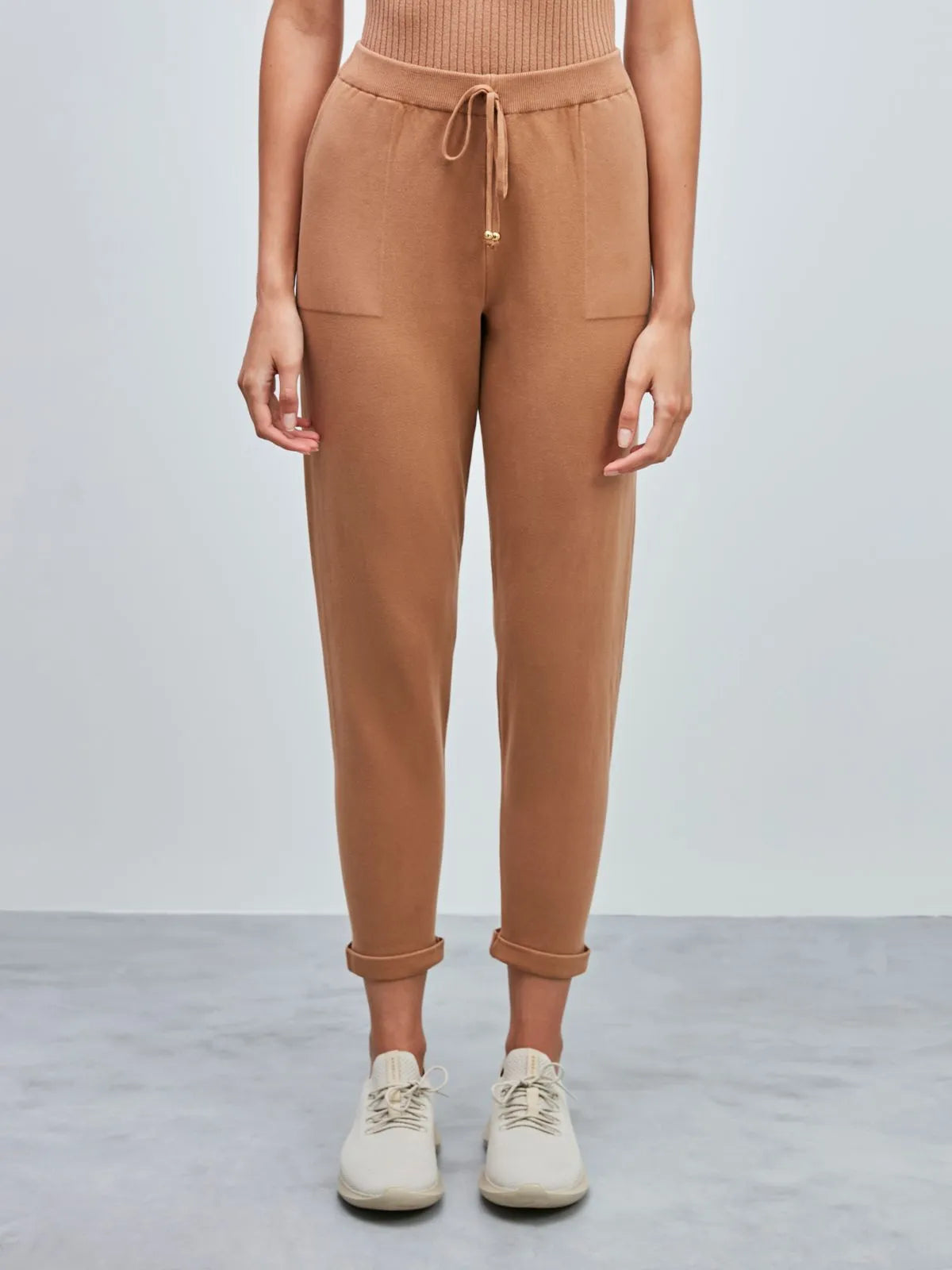 Calça de Tricô Barra Italiana