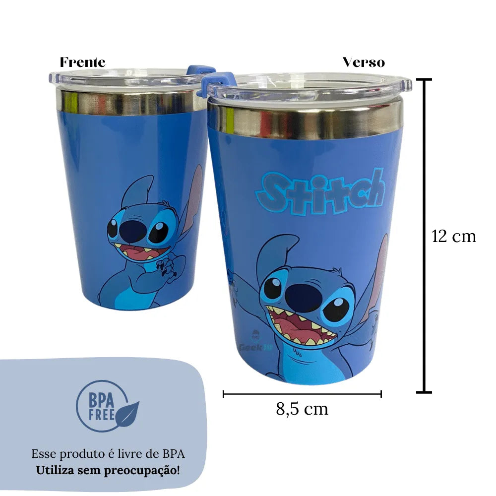 Copo para Viagem Stitch 300 ml