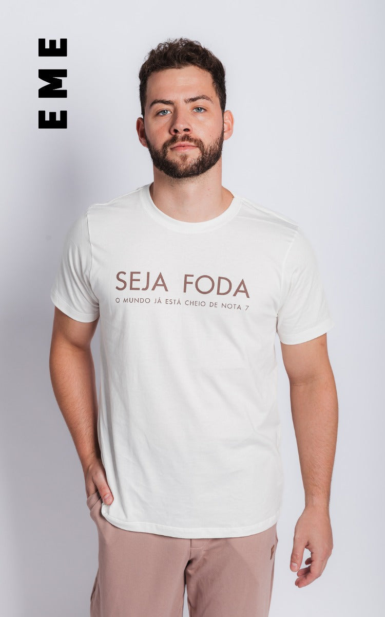 Camiseta Masculina EME WEAR Seja FODA KJ0216