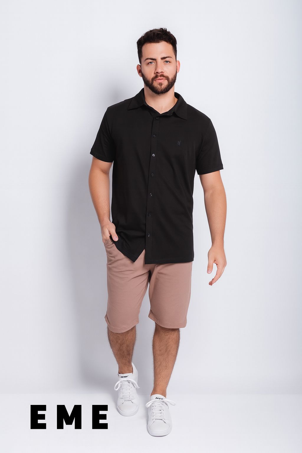 Camisa de botões em cotton EME WEAR KJ0231