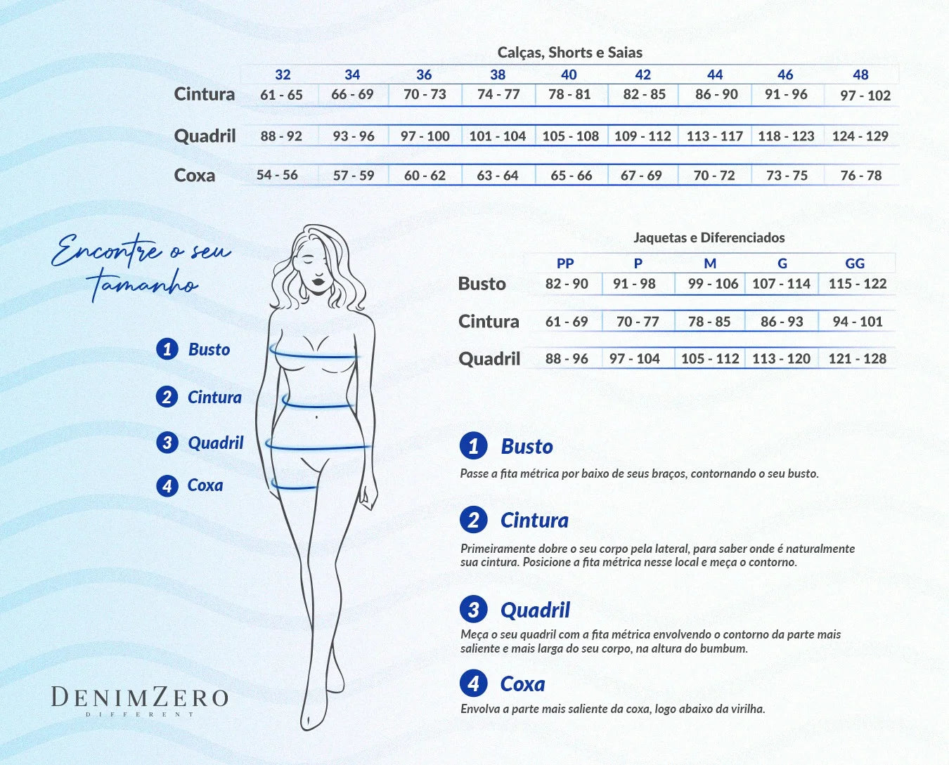 Jaqueta Denin Zero Regular Cropped Manga Longa DZ9245