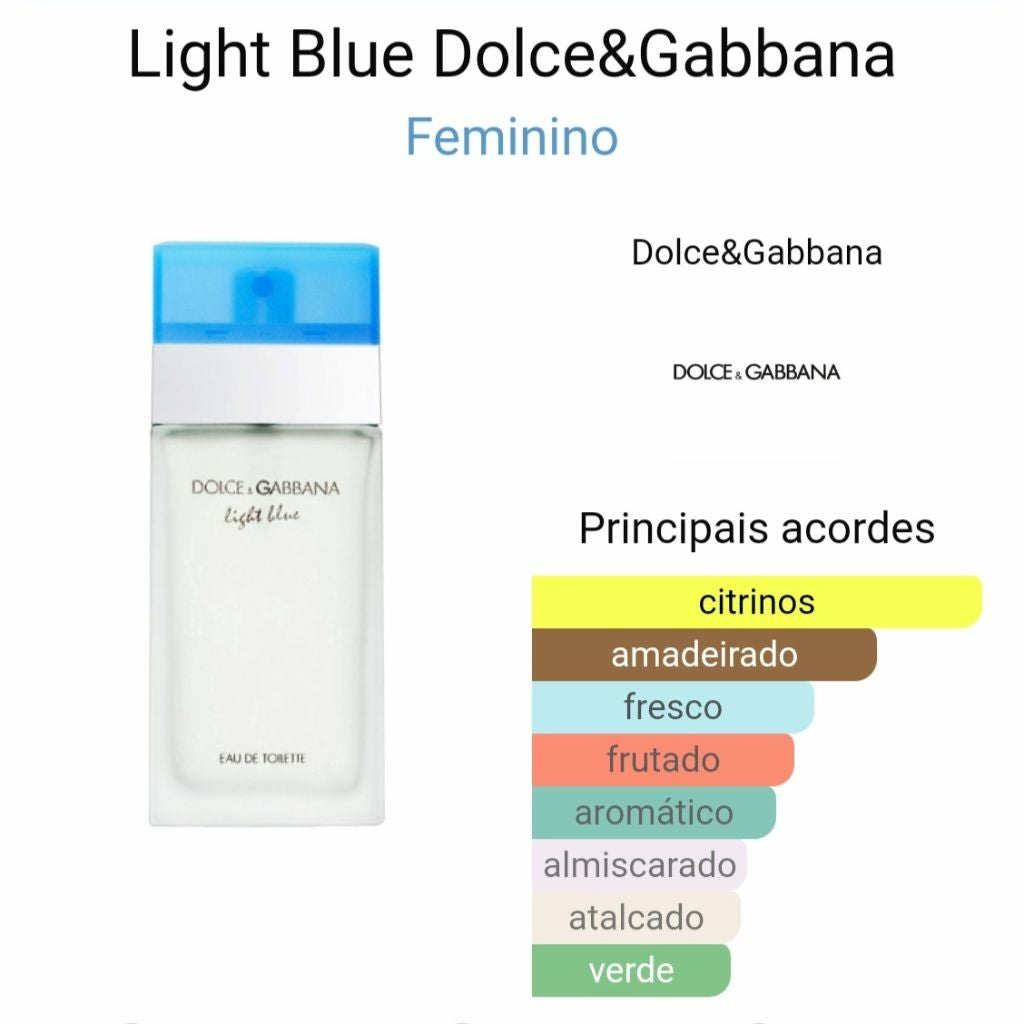Light Blue- Dolce & Gabbana- feminino EAU de toilette 50ML