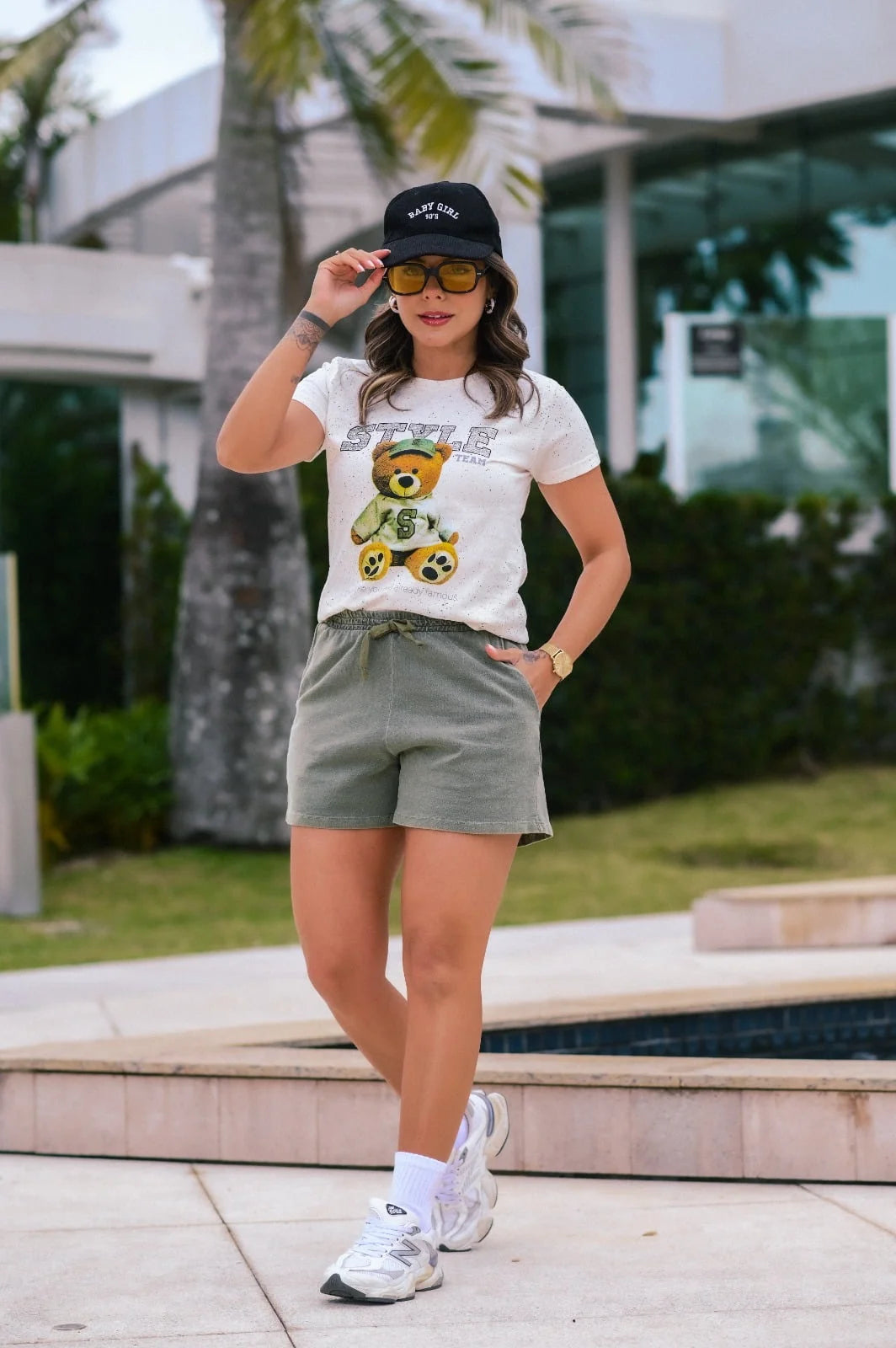 Tshirt Feminina Estonada Off White Style - 339
