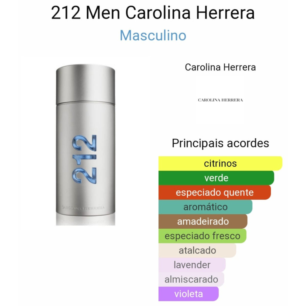 Perfume Masculino 212 men nyc Carolina Herrera - Eau de toilette 50ML