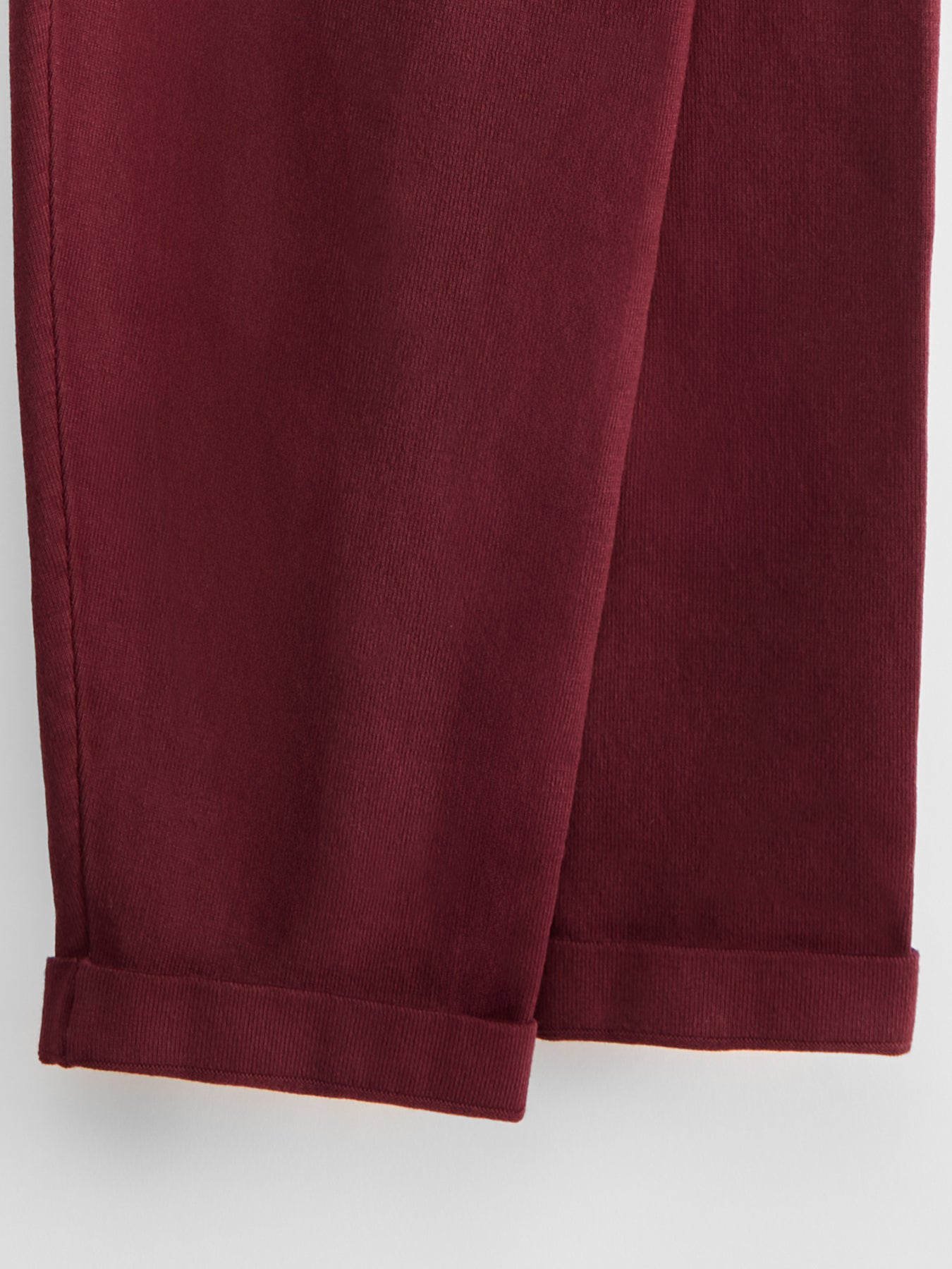 Calça em tricô Anselmi Barra Italiana  cor Figo - 28871 *E42