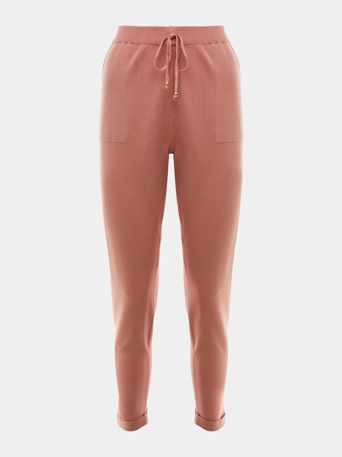 Calça em Trico Anselmi barra italiana Rosa bebe/ algodão doce - 28871 *D80 *C80