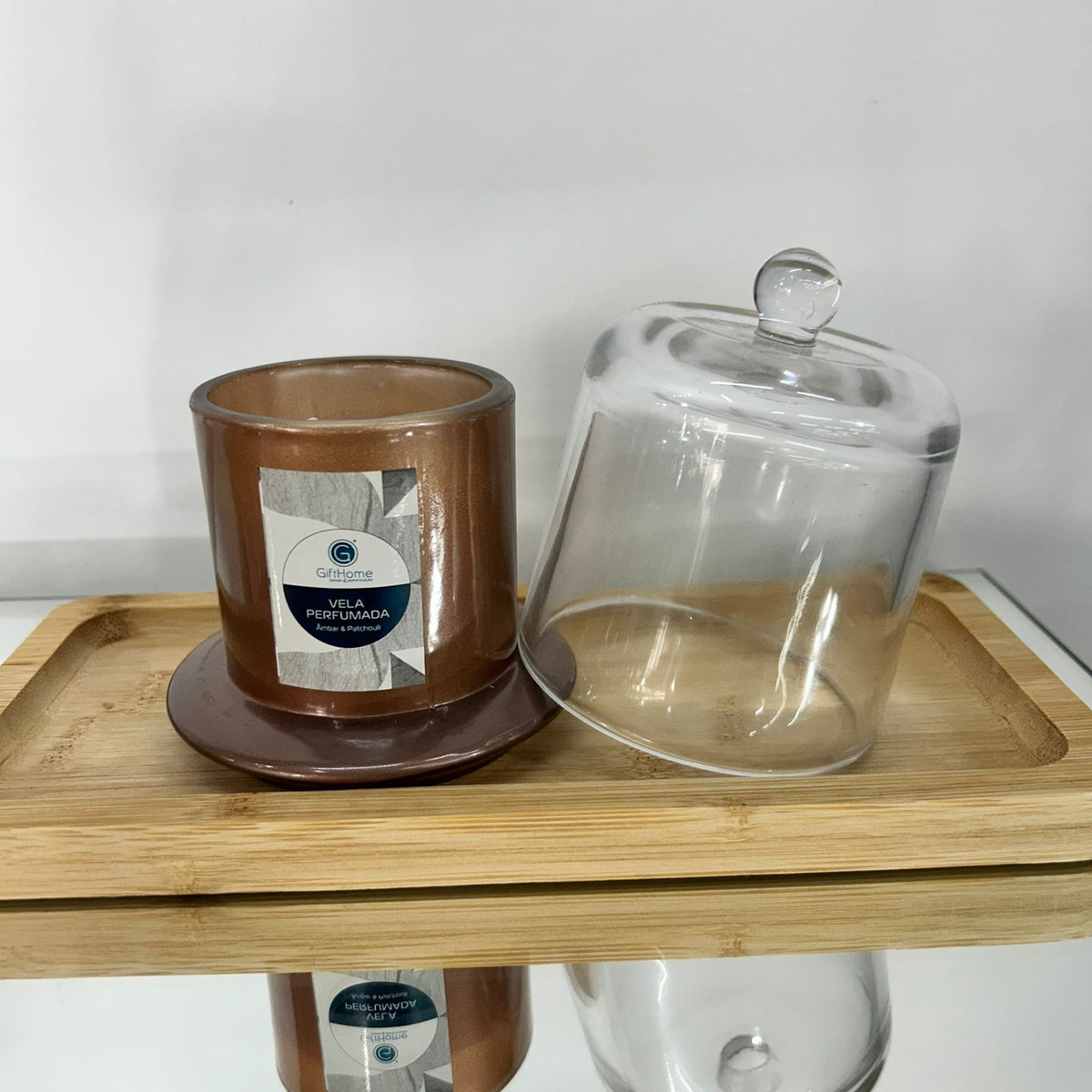 Vela Aromática Decorativa GiftHome com Suporte