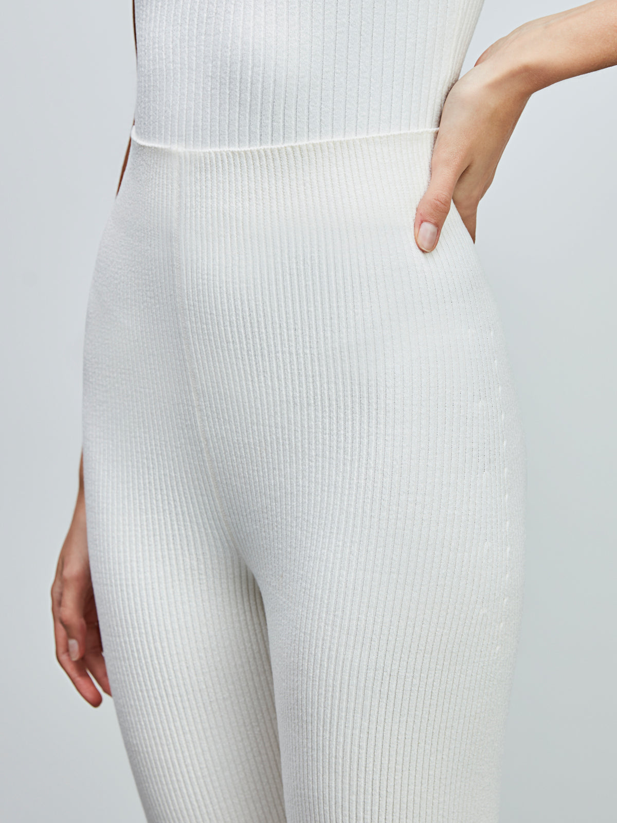 Calça Fuseau Canelada Anselmi Off White - 46667 *c25