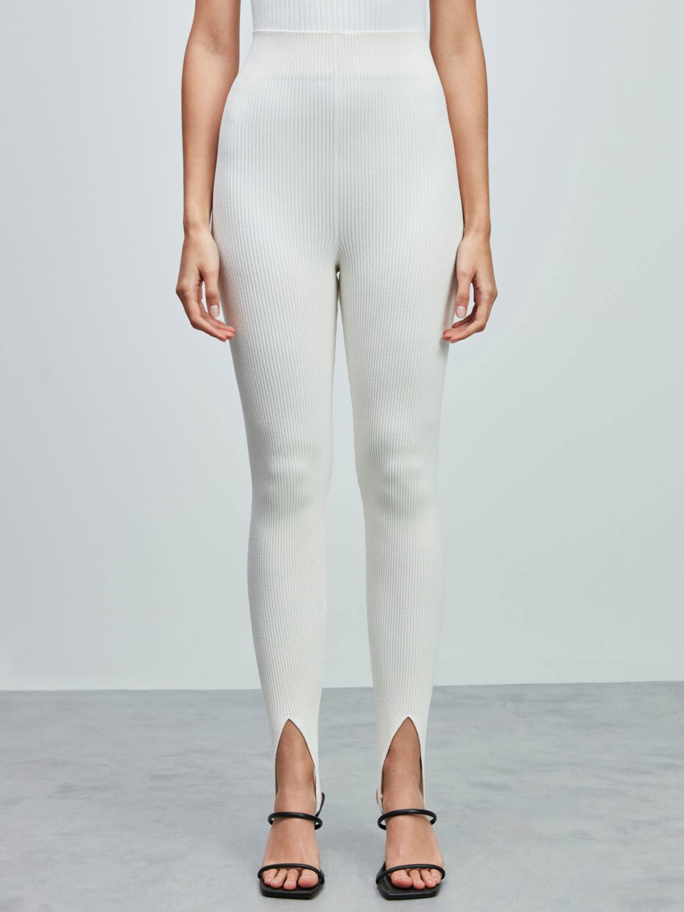 Calça Fuseau Canelada Anselmi Off White - 46667 *c25