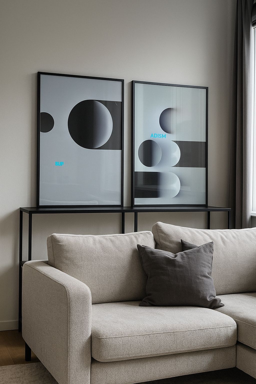 Quadros decorativos Abstratos - Peças vendidas no KIt ou separadamente