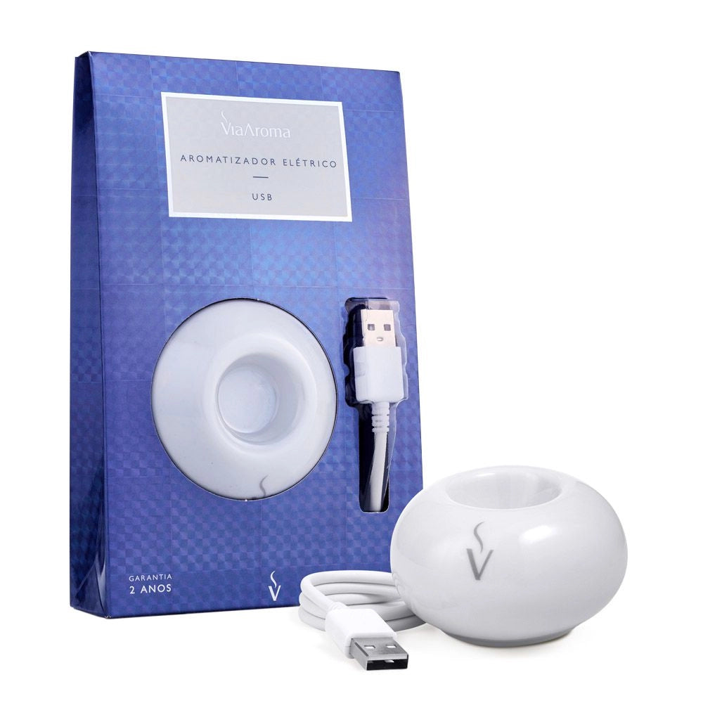 Difusor Aromatizador Elétrico USB -  Via Aroma