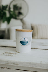 Vela Aromática Decorativa Fragrância Suave C/ Tampa de Bamboo