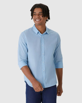 Camisa Masculina Regular Manga Longa Em Tricoline Malwee - 121713