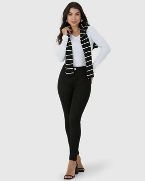 Calça Feminina Skinny Em Sarja Com Elastano MALWEE- 72831-