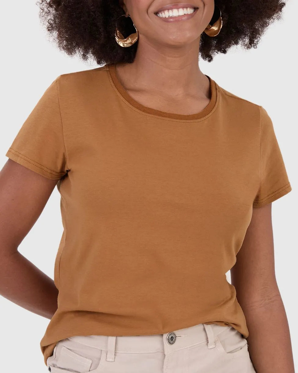 Blusa Básica Feminina 100% Algodão Malwee - 4499
