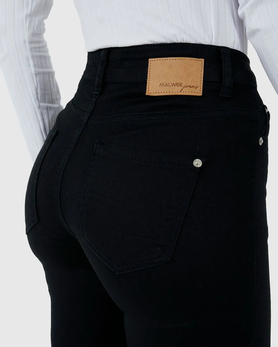 Calça Feminina Skinny Em Sarja Com Elastano MALWEE- 72831-