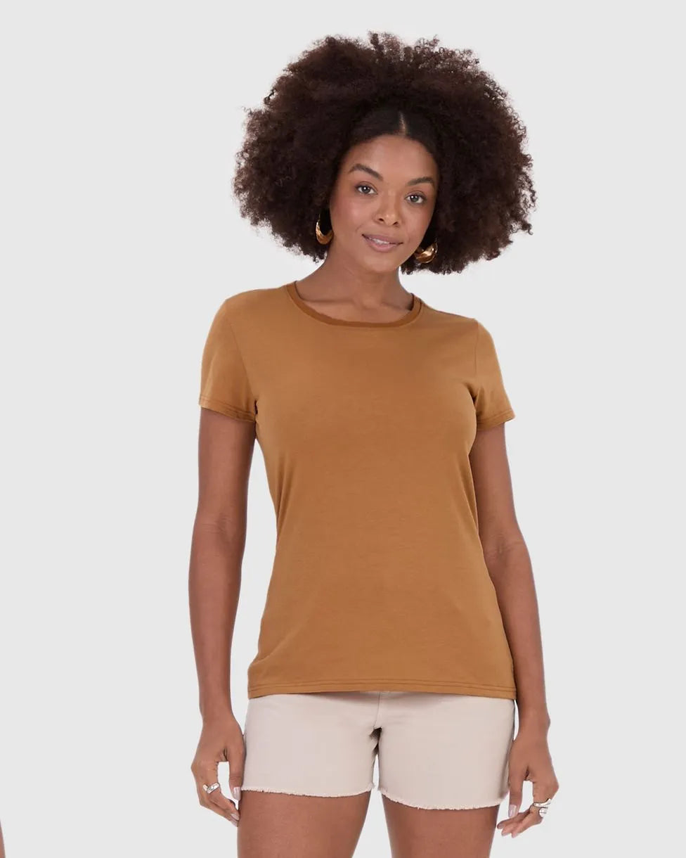 Blusa Básica Feminina 100% Algodão Malwee - 4499