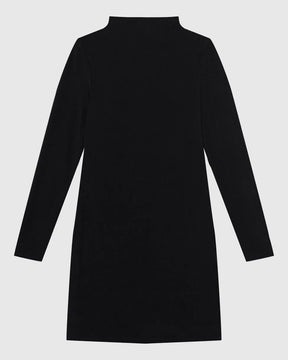 Vestido Justo Feminino Gola Alta Manga Longa Em Veludo Cotelê - ENFIM - 127026