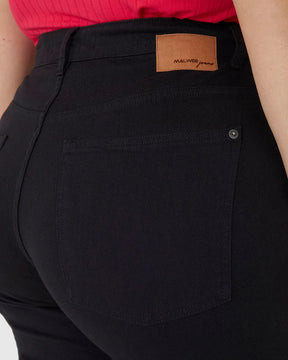 Calça Jeans Plus Size Mom Cintura Alta Em Sarja Stretch - 131597
