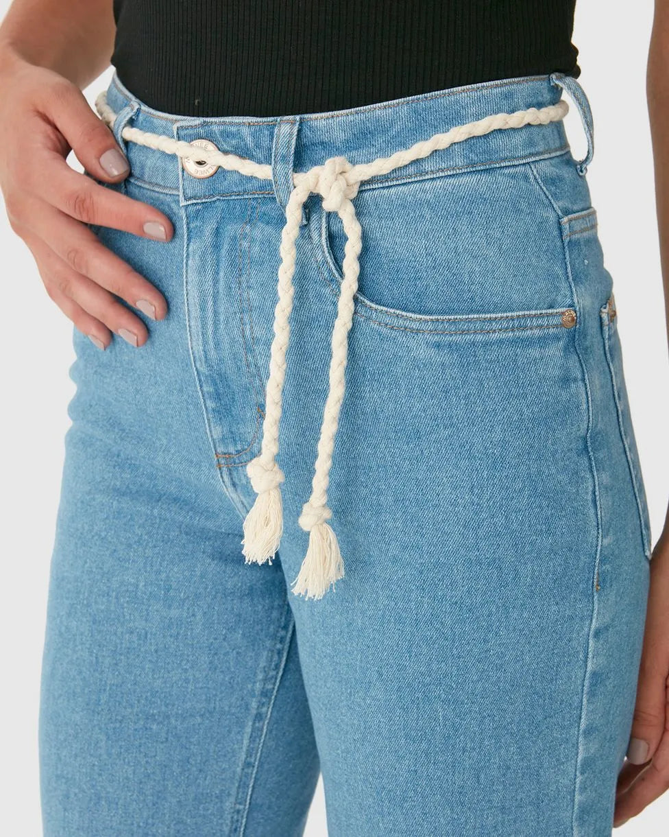 Calça Straight Cropped Com Cinto Corda Malwee - 129053