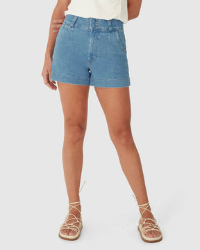 Shorts Jeans Mom Feminino Com Elastano - 129472