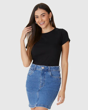 Blusa Básica Feminina 100% Algodão Malwee - 4499